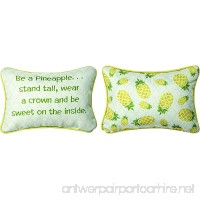 Be a Pineapple  Wear a Crown Funny 12 x 8 Inch Decorative Pillow - B06XGP33M7