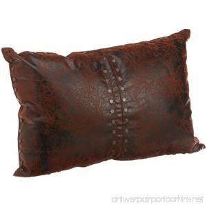 Croscill Plateau Boudoir Pillow 20-inch by 14-inch Brown - B005JXGI9U