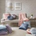 Intelligent Design Ariana Round Crushed Velvet Decorative Pillow Lavender 16x16x3 - B07CZYHCC9