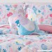 Laura Hart Kids Decorative Pillow 21 x 21 Mermaids - B079RJWLCJ