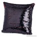 Throw Pillows for Couch 12 x 12 Also for Bed and Sofa Decorative Red/Black Sequins - B075G6WMMY