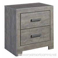 Ashley Furniture Signature Design - Culverbach Nightstand - Contemporary Style - Gray - B01N65F5QZ