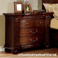 Furniture of America CM7736N Grandom Cherry Nightstand - B073TVMQ2G