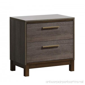 Furniture of America Wendler Modern Night Stand One Size Antique Gray - B016OPWCJG