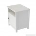 Peach Tree Single Door Floor Big Storage Space Bedroom Night Stand Table Cabinet(White) - B0769CPYXF