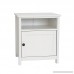 Peach Tree Single Door Floor Big Storage Space Bedroom Night Stand Table Cabinet(White) - B0769CPYXF