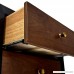 Rivet Mid-Century Leonard 2-Tone Nightstand 22 W Walnut Birch Finish - B075X3WD5T