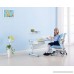 ApexDesk Little Soleil DX 43 Children's Height Adjustable Study Desk w/Integrated Shelf & Drawer (Desk+Chair Bundle in Blue) - B0184JRW1I