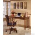 Ashley Furniture Signature Design - Cross Island Large Office Desk - Drop-Down Keyboard Tray - Casual - Medium Brown Finish - B003LA367U
