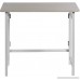 OneSpace 50-1030QA01 No Assembly Folding Desk with Dual USB Charging Ports White - B07D5T9CRB