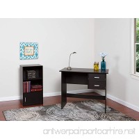 OneSpace 50-7005ES Modern Writing Desk with 2 Side Drawers  Espresso - B00ZUJ2XKG