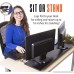 X-Elite Pro XL Standing Desk - Instantly Convert any Surface to a Stand Up Desk! Extra Large Surface Sit to Stand Desk Converter - Easily fits 2 monitors! (X-Elite XL | 36 Inches | Black) - B01MZWL5Y3