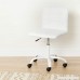 Annexe White Office Chair with Quilted Seat - Ergonomic Executive Office Chair - Mid Back Chair for Home Office by South Shore - B06X1872N5