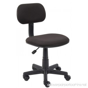 Boss Office Products B205-BK Fabric Steno Chair in Black - B0019QKK5Y
