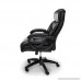 Essentials Big and Tall Leather Executive Chair - High-Back Computer/Office Chair Black (ESS-6040-BLK) - B06XR917TB