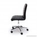 Essentials Leather Mid-Back Office Chair - Armless Leather Computer Chair Black (ESS-2080-BLK) - B0716S2TFP