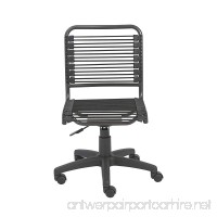 Euro Style Bungie Low Back Adjustable Office Chair  Black Bungies with Graphite Black Frame - B001OW7JKM
