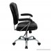 Flash Furniture Mid-Back Black Leather Swivel Task Chair with Arms - B003V3TK2W