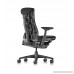 Herman Miller Embody Chair - Graphite Frame/Black Rhythm Textile - B01DGM7ZII