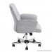 Homy Casa Leisure Grey Fabric Home Office Chair Height Adjustable Chair - B01MDRBPIP