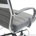 Poly and Bark Tremaine Drafting Chair in Vegan Leather Grey - B0767NKM5J
