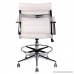 Poly and Bark Tremaine Drafting Chair in Vegan Leather White - B07B4JZ6S6
