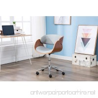 Porthos Home Lydia Office Chair  Stylish Home Office Desk Chair  Height Adjustable  360 Swivel  with Caster Wheels Unique Luxury Designer Office Chairs Size 21 x 32 - B06XG9BZW1