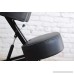 Sleekform Kneeling Posture Chair | Adjustable Ergonomic Office Stool with Rollerblade Wheels for Computer Work Gaming Meditation and Back Relief | Black Faux Leather - B074KJNNSK