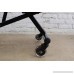 Sleekform Kneeling Posture Chair | Adjustable Ergonomic Office Stool with Rollerblade Wheels for Computer Work Gaming Meditation and Back Relief | Black Faux Leather - B074KJNNSK