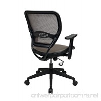 SPACE Seating AirGrid Latte Back and Mesh Seat  2-to-1 Synchro Tilt Control  Adjustable Arms and Tilt Tension Nylon Base Managers Chair - B001EYTJEE