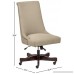 Stone & Beam Nailhead Swivel Office Chair with Wheels 28.4 W Fawn - B075ZHP9V7