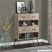 Ameriwood Home Landon Bookcase with Bins Weathered Oak - B01KWSXNUI