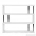 Baxton Studio Barnes 3-Shelf Modern Bookcase White - B00HFLVS3U
