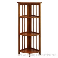 Casual Home 315-15 4-Shelf Corner Folding Bookcase  Honey Oak - B0047T6K6I