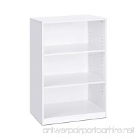 Furinno 14151R1WH 3-Shelf Bookcase White - B01BWZWEAK