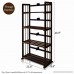 Furinno FNCL-33002-C1 Pine Solid Wood 4-Tier Bookshelf Espresso - B00ECDBN48