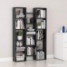 LTITTLE TREE 5-Shelf Modern Bookcase Organizer Storage Bookshelf for Home Office Living Room Bedroom Black Walnut - B07FYC5LPL