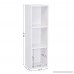 Way Basics Eco 3 Shelf Narrow Bookcase and Storage Unit White - B001TREQXA