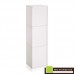 Way Basics Eco 3 Shelf Narrow Bookcase and Storage Unit White - B001TREQXA