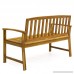 Best Choice Products Outdoor 48 Acacia Wood Patio Garden Bench Solid Construction - B07795J8DL