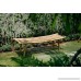 boohugger Natural Bamboo Asahi Bench | Japanese Zen Design | Garden Bench | Handmade | 59”x18”x18” - B07BBHNS5W
