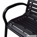 Festnight 3-Seater Outdoor Patio Garden Bench Porch Chair Seat with Steel Frame Solid Construction 49 x 24 x 32 - B073GZPXT7