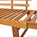 Festnight Outdoor Patio Sun Bed Garden Bench Solid Acacia Wood 74.8 x 26 x 29.5 - B0794T7RHS