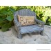 Miniature Fairy Garden - Bench w/ Believe Pillow (2-piece set) - B076JKY3KR