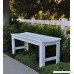 Shine Company 4 Ft. Backless Garden Bench White - B0098Z401I