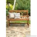WE Furniture 48 Acacia Wood Folding Bench - Brown - B06XHT8B7H