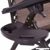 Foldable Zero Gravity Chair Lounge Patio Outdoor Yard Recliner w/ Sunshade+Tray - B074M8NCC7