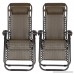 Idealchoiceproduct 2-Pack Zero Gravity Outdoor Lounge Chairs Black Patio Adjustable Folding Reclining Chairs with Removable Pillow (Black Checkered) - B07DNSQ27X