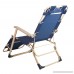Livebest Adjustable Reclining Lounge Chair Outdoor Beach Sun Patio Garden Recliner with Pillow - B0757KXCV8