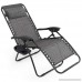 New Gray 2 Lounge Chair Outdoor Zero Gravity Beach Patio Pool Yard Folding Recliner - B06W576R28